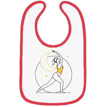 Discover Minimalist Zen Yoga Pose Bibs