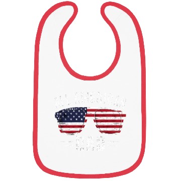 Discover All American Dad 4th Of July Patriotic Pride Bibs