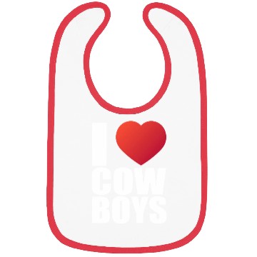 Discover I love a cowboys; country; rodeos; cowboy; western Bibs