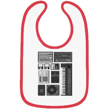 Discover Old School Hip Hop Rap Music Beat Maker Bibs