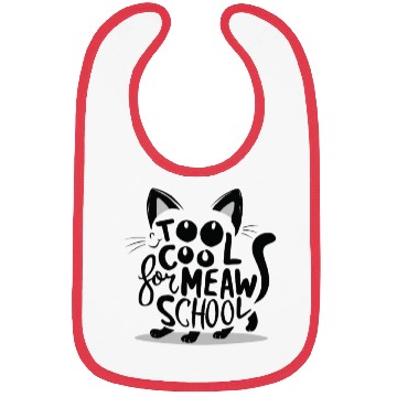 Discover Cat typography Bibs