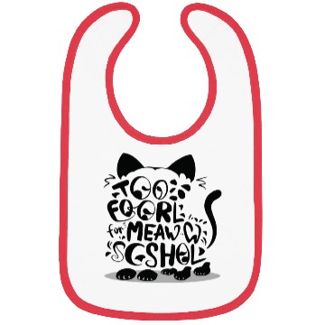 Discover Cat typography Bibs
