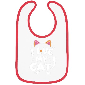 Discover Cat typography Bibs