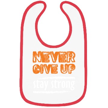 Discover never Give Up Bibs
