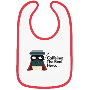 Discover Caffeine The Real Hero Bibs