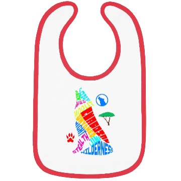 Discover Majestic Wolf Howling in its Vibrant Habitat Bibs