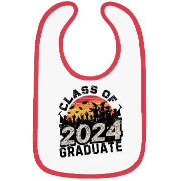 Discover Class Of 2024 Graduation Graduate Bibs