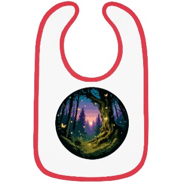 Discover Enchanted Forest: Mystical Twilight Bibs