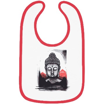Discover Japan Red Sun: Chilling Buddha Bibs