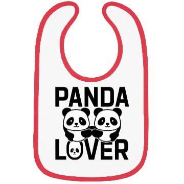 Discover Panda lover Bibs