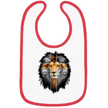 Discover Lion Christian Design Bibs
