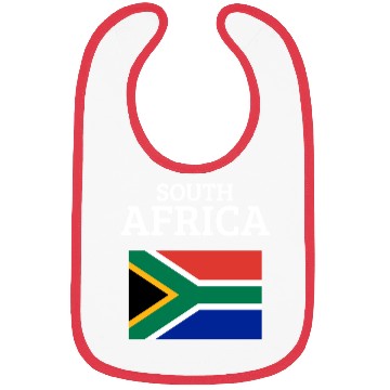 Discover South Africa Bold Flag Colors Pride Statement Bibs