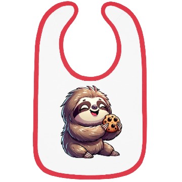 Discover Sloth Sweet Cookie Biscuit Delight Bibs