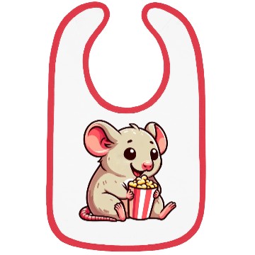 Discover Mouse Rat Cinema Night Popcorn Movie Bibs