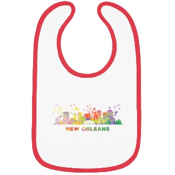 Discover New Orleanian Skyline New Orleans Bibs