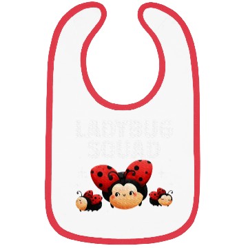 Discover Cute Ladybug Squad Art Insect Ladybug Lover Bibs
