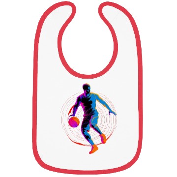 Discover Basketball Player Artwork Bibs