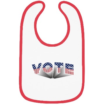 Discover Vote - Stars and Stripes Bibs