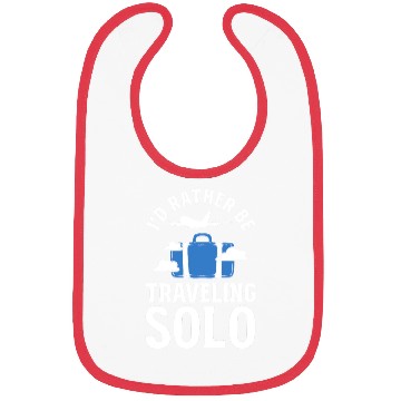 Discover I'd Rather Be Traveling Solo Travel Writer Bibs