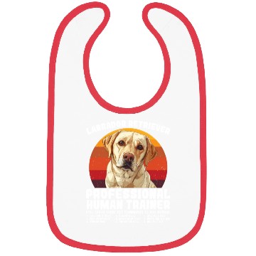 Discover LABRADOR RETRIEVER PROFESSIONAL HUMAN TRAINER Bibs