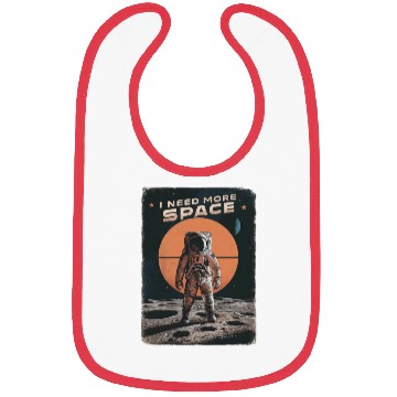 Discover I Need More Space Astronaut Exploration Bibs