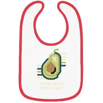 Discover Avocado Vibes Only Bibs