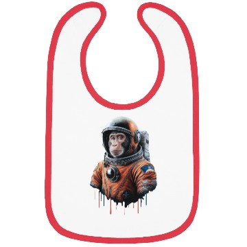 Discover Space Monkey Astronaut Adventure Awaits Bibs