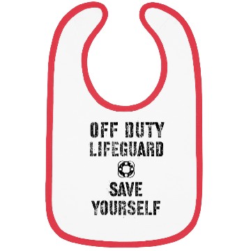 Discover Save Yourself Lifeguard Swimming Pool Guard Off Bibs