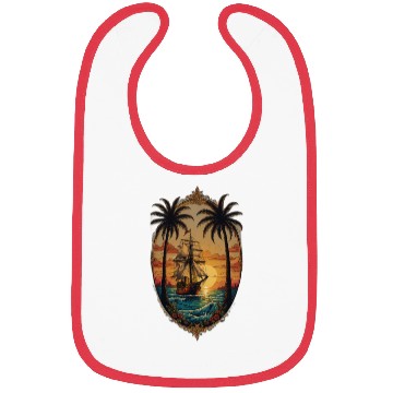 Discover Jerry & Ed Hardyy Inspired Tropical Tattoo Design Bibs