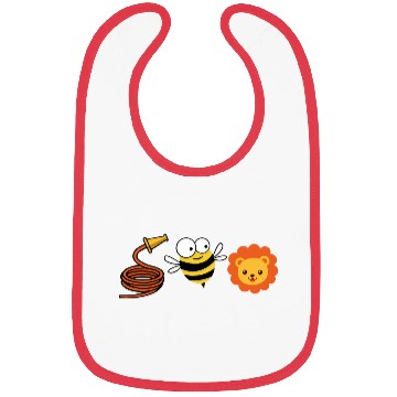 Discover Hose Bee Lion Funny Who's Be Lying Bibs
