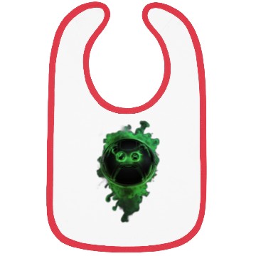 Discover Green Neon Xbox Print Bibs