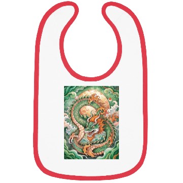 Discover Traditional Chinese Dragon Ink Style Bibs