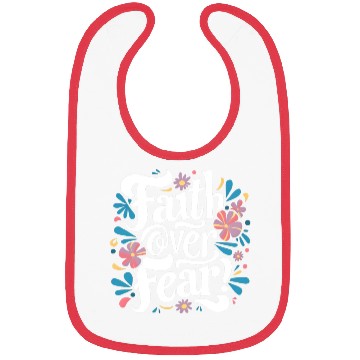 Discover faith over fear Bibs