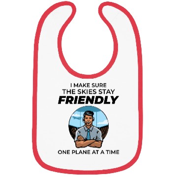 Discover Air Traffic Controller ATC Aviation Humor Airplane Bibs