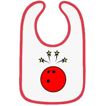 Discover Bowling ball with stars Bibs