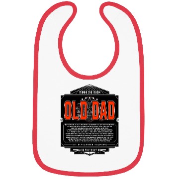Discover OLD DAD AGED TO PERFECTION Bibs