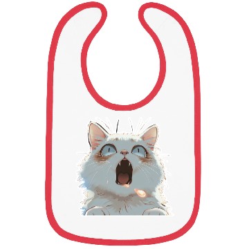Discover PURRCRAFT - Shocked Cat - A Bibs