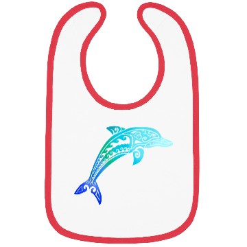 Discover Jumping Dolphin Tribal Bibs