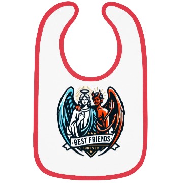 Discover Best Friends Forever: Angel & Devil Bibs