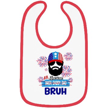 Discover Mens Novelty fun U.S. for All American Dada Daddy Bibs
