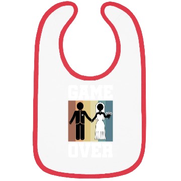 Discover Game Over Bachelor Party Bibs