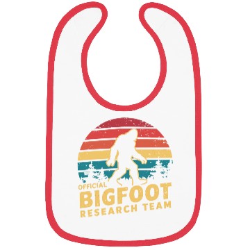 Discover Official Bigfoot Research Team Sasquatch Yeti Bibs