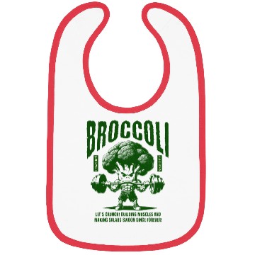 Discover Broccoli Gym Bibs