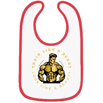 Discover Train Like A Beauty Look Like A Beast Bibs