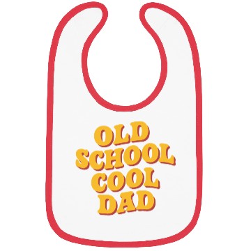 Discover Old School Cool Dad Retro Vibe Bibs