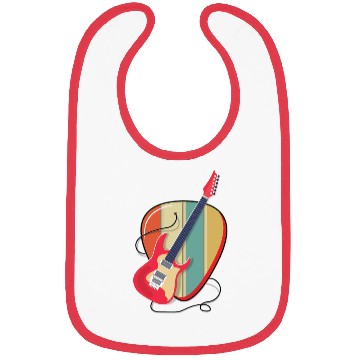 Discover Electric Guitar Connected to Pick Bibs