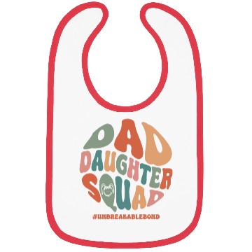 Discover Dad daughter squad, Fathers day Bibs