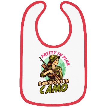 Discover Hunter Pretty In Pink Dangerous Camo Bibs