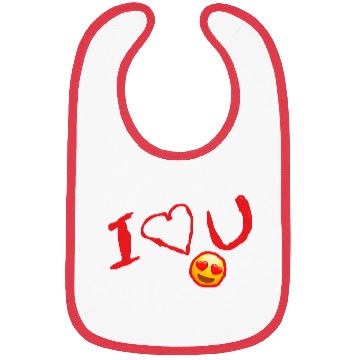 Discover I Love You Bibs