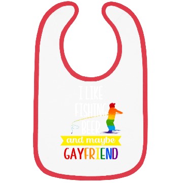 Discover I like my Fishing Beer Gayfriend Pride Month Pride Bibs